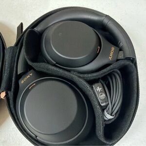 Sony XM4 headphones.